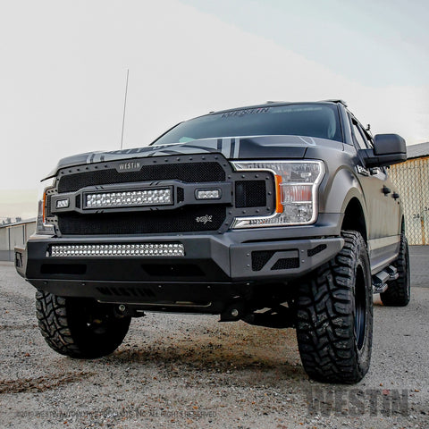 Westin Pro-Mod Front Bumper; Textured Black;