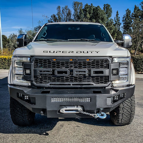 Westin Pro-Series Front Bumper; Black; Steel;