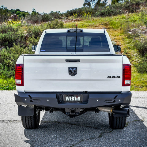 Westin Pro-Series Rear Bumper; Textured Black;