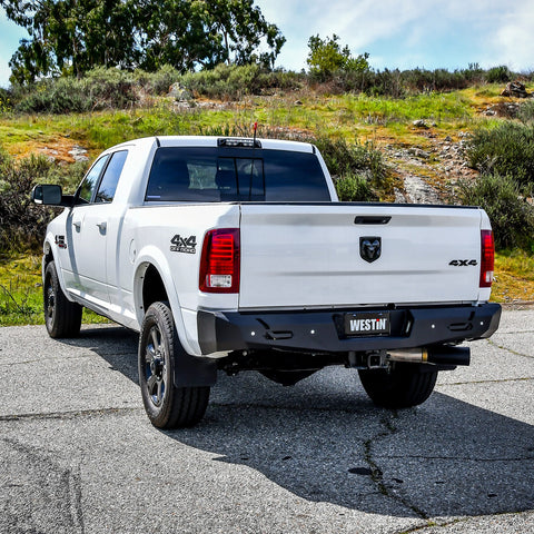 Westin Pro-Series Rear Bumper; Textured Black;
