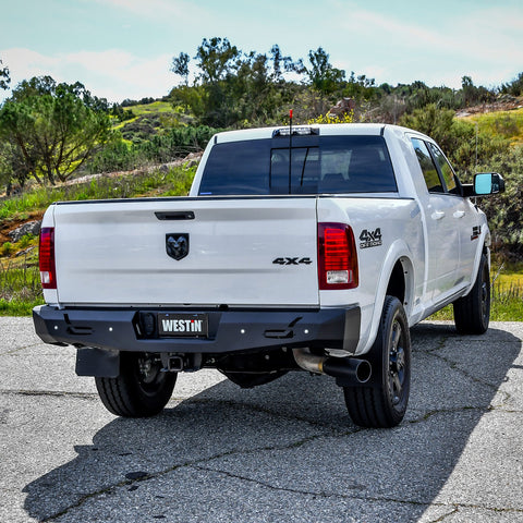 Westin Pro-Series Rear Bumper; Textured Black;
