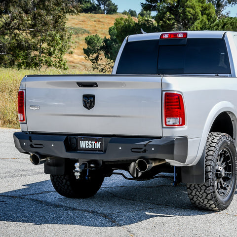Westin Pro-Series Rear Bumper; Textured Black;