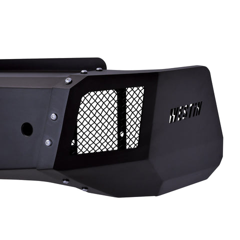 Westin Pro-Series Rear Bumper; Textured Black; Steel;