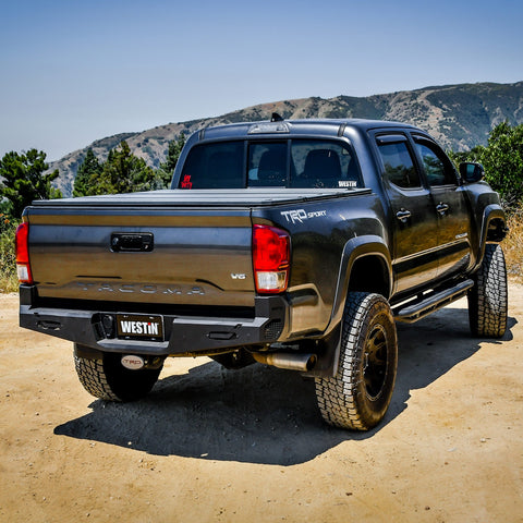 Westin Pro-Series Rear Bumper; Textured Black;