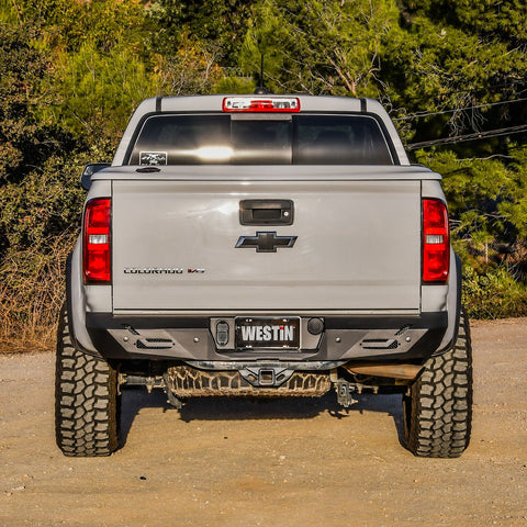 Westin Pro-Series Rear Bumper; Textured Black;