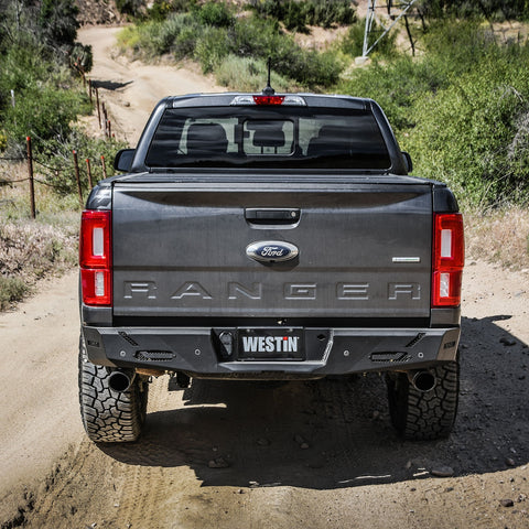 Westin Pro-Series Rear Bumper; Textured Black;