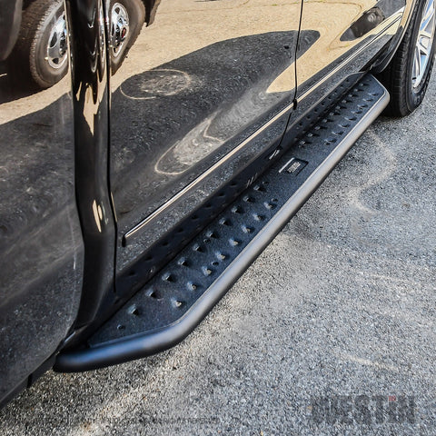 Westin Outlaw Nerf Step Bars; Textured Black; For Double Cab;