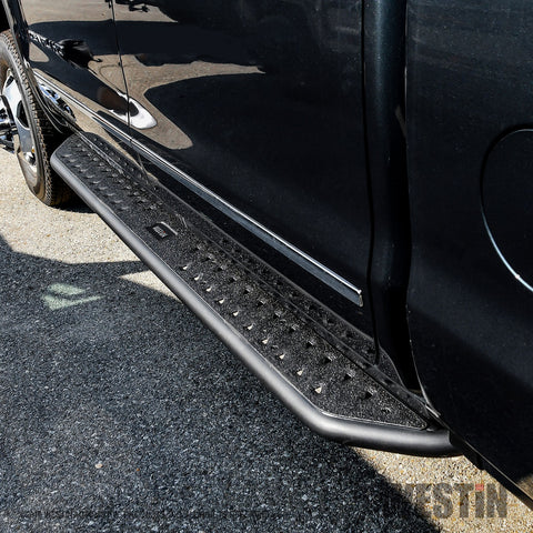 Westin Outlaw Nerf Step Bars; Textured Black;