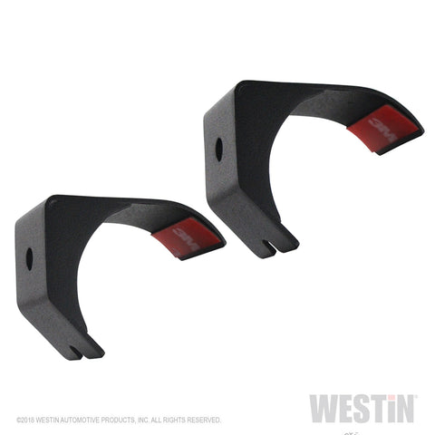 Westin Outlaw Bumper License Plate Mount; Textured Black;