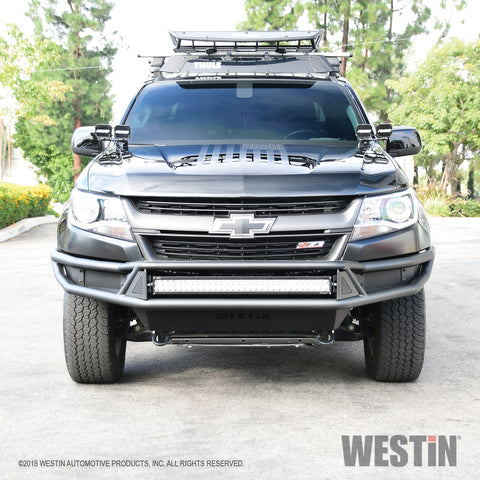Westin Outlaw Front Bumper; Textured Black;