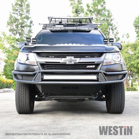 Westin Outlaw Front Bumper; Textured Black;