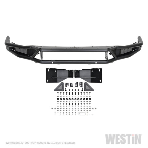 Westin Outlaw Front Bumper; Textured Black;
