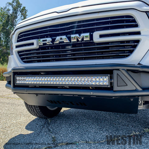 Westin Outlaw Front Bumper; Textured Black;