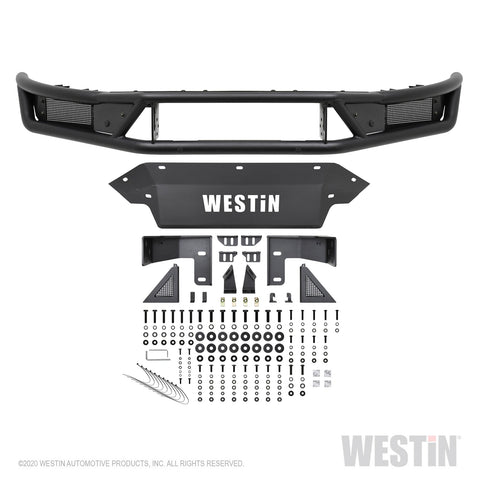 Westin Outlaw Front Bumper; Textured Black;