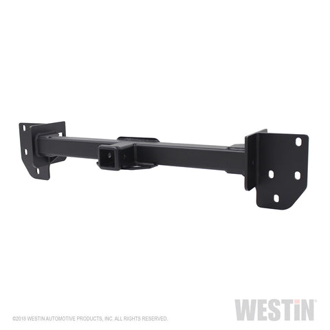 Westin Outlaw Bumper Hidden Receiver Hitch; Textured Black; Class IV;