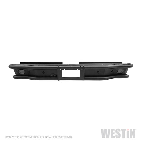 Westin Outlaw Rear Bumper; Textured Black;