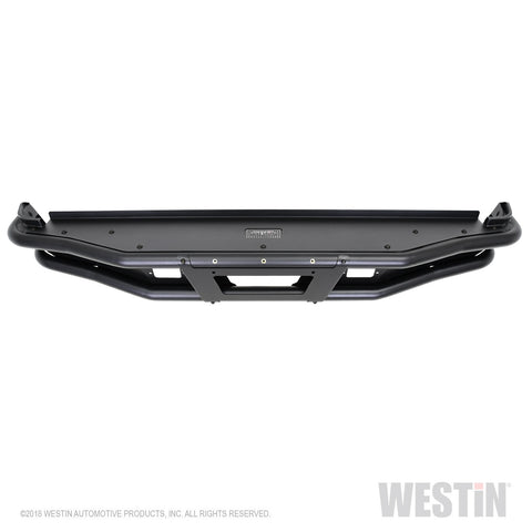 Westin Outlaw Rear Bumper; Textured Black;