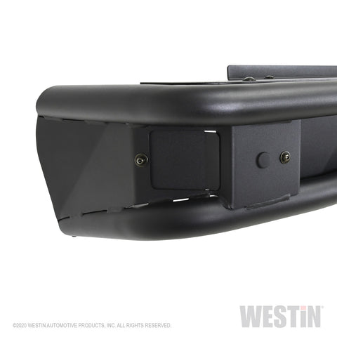 Westin Outlaw Rear Bumper; 2 in. Dia Tube; Steel; Textured Black;