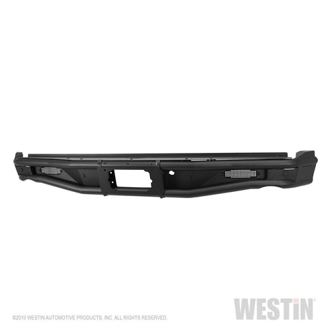 Westin Outlaw Rear Bumper; Textured Black;
