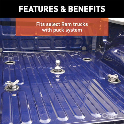 CURT OEM Puck System 2-5/16in. Gooseneck Kit; Ram (30K)