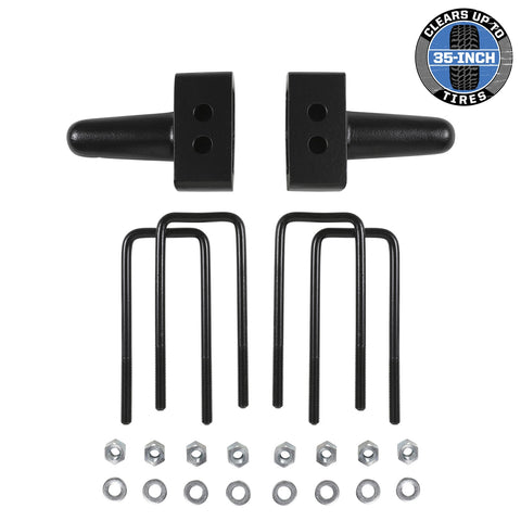 Pro Comp Suspension Level Lift Block With U-Bolt Kit
