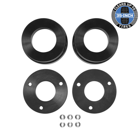 Pro Comp Suspension Level Lift Strut Extension; Front Max. Lift 3 in.;