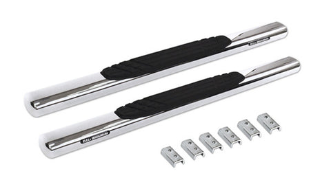Go Rhino 4in. OE Xtreme SideSteps-52in. Long-Polished Stainless Steel-Bars Only