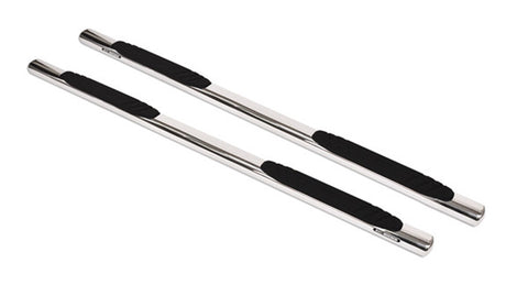 Go Rhino 4in. OE Xtreme SideSteps-87in. Long-Polished Stainless Steel-Bars Only