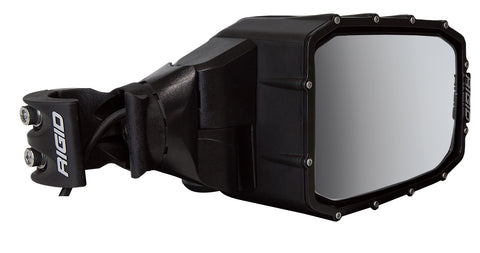 Rigid Industries RIGID Reflect Side Mirror With Integrated LED Light And Amber Side Light; Pair