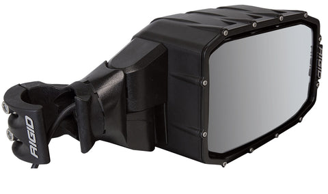 Rigid Industries RIGID Reflect Side Mirror With Integrated LED Light And Amber Side Light; Pair