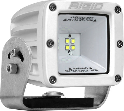 Rigid Industries RIGID 2X2 115 Degree DC LED Scene Light; Surface Mount; White Housing; Single
