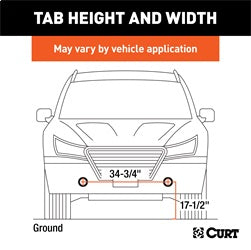 CURT Custom Tow Bar Base Plate; Select Dodge Durango; Jeep Grand Cherokee