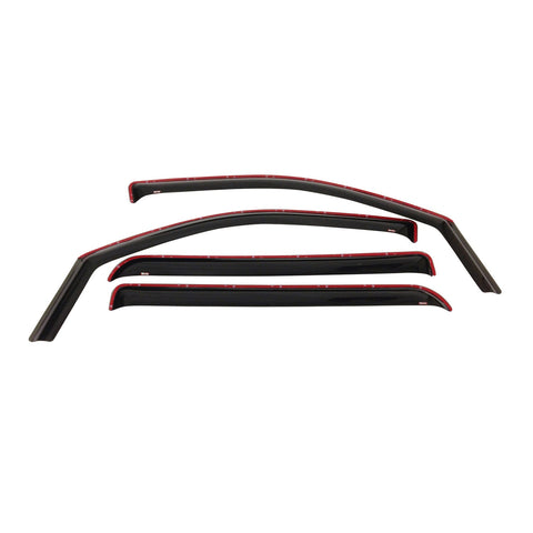 Westin In-Channel Wind Deflector; 4 pc.; Smoke;
