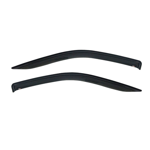 Westin Slim Wind Deflector; Front; 2 pc.; Smoke;