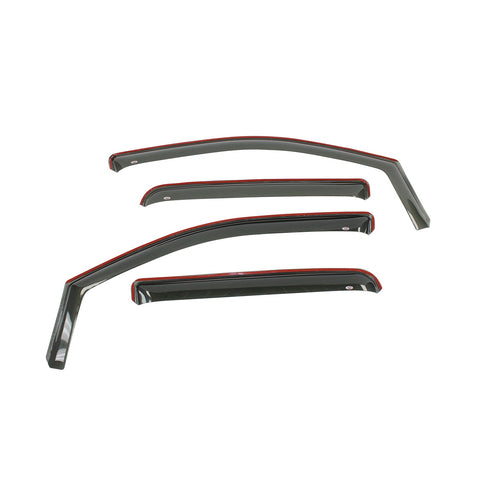Westin In-Channel Wind Deflector; 4 pc.; Smoke;