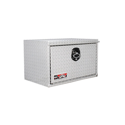 Westin Brute HD Under Body Tool Box; Polished Aluminum; 18 in. x 36 in. Drop Down Door;
