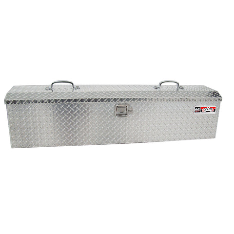 Westin Brute Job Site Tool Box; Polished Aluminum; L 50 in. x W 13 in. x H 12 in.;