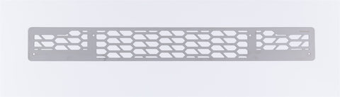 Putco HEX Shield Grille Insert; Polished; Stainless Steel;