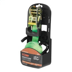 CURT 16ft. Lime Green Cargo Strap with S-Hooks (1;100 lbs.)