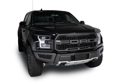 Putco HEX Shield Grille Insert; Black Powdercoat;