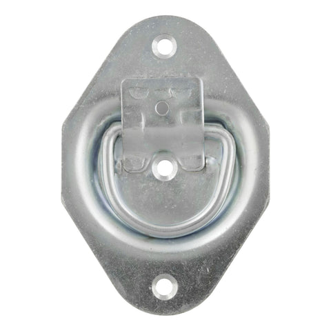 CURT 1-3/8in. x 1-7/8in. Recessed Tie-Down Ring (1;200 lbs; Clear Zinc)