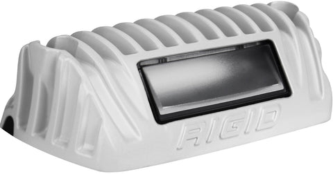 Rigid Industries RIGID 1x2 65 Degree DC LED Scene Light; White Housing; Single