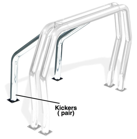 Go Rhino Go Rhino! Bed Bars-Pair of Kickers (Between Wheel Wells)