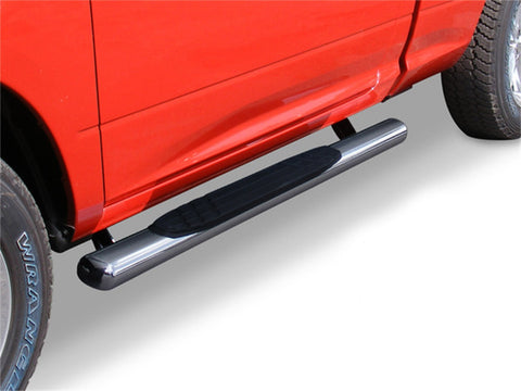 Go Rhino 4in. OE Xtreme SideSteps-52in. Long-Polished Stainless Steel-Bars Only