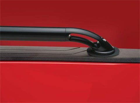 Putco Lockers Side Bed Rail; Black Powdercoat; Pair;