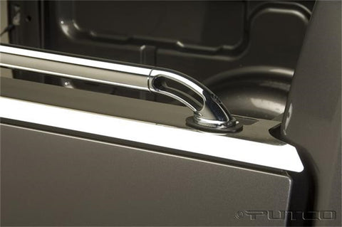 Putco Lockers Side Bed Rail; Stainless Steel; Pair;