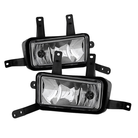 Spyder Auto OEM Fog Lights; w/Chrome Trim Cover And Switch; Clear;