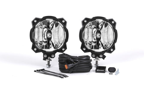 KC Hilites Pro6; Gravity LED Single Mnt Driving SAE/ECE System (pr)