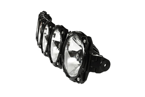 KC Hilites 50" Pro6 GravityÂ® LED - 8-Light - Curved Light Bar System - 160W Combo Beam