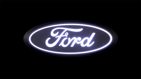 Putco Luminix Ford LED Emblems; Front; White;